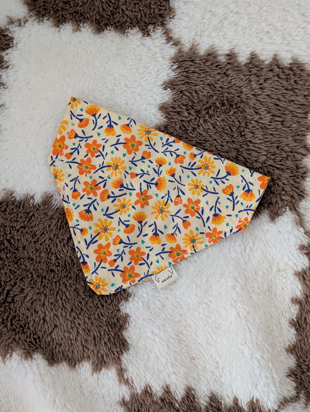 Citrus Garden Over Collar Bandana