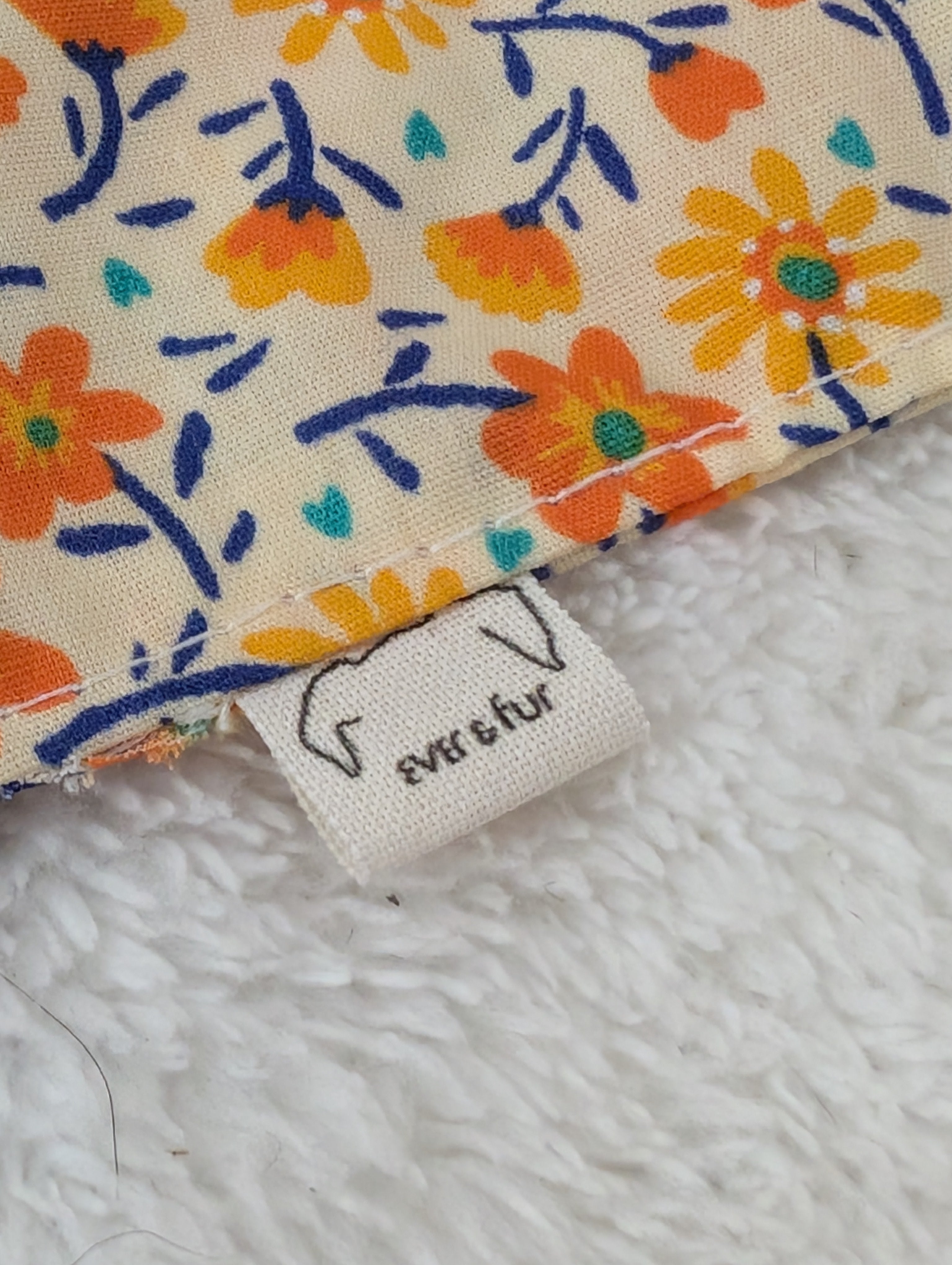 Citrus Garden Over Collar Bandana