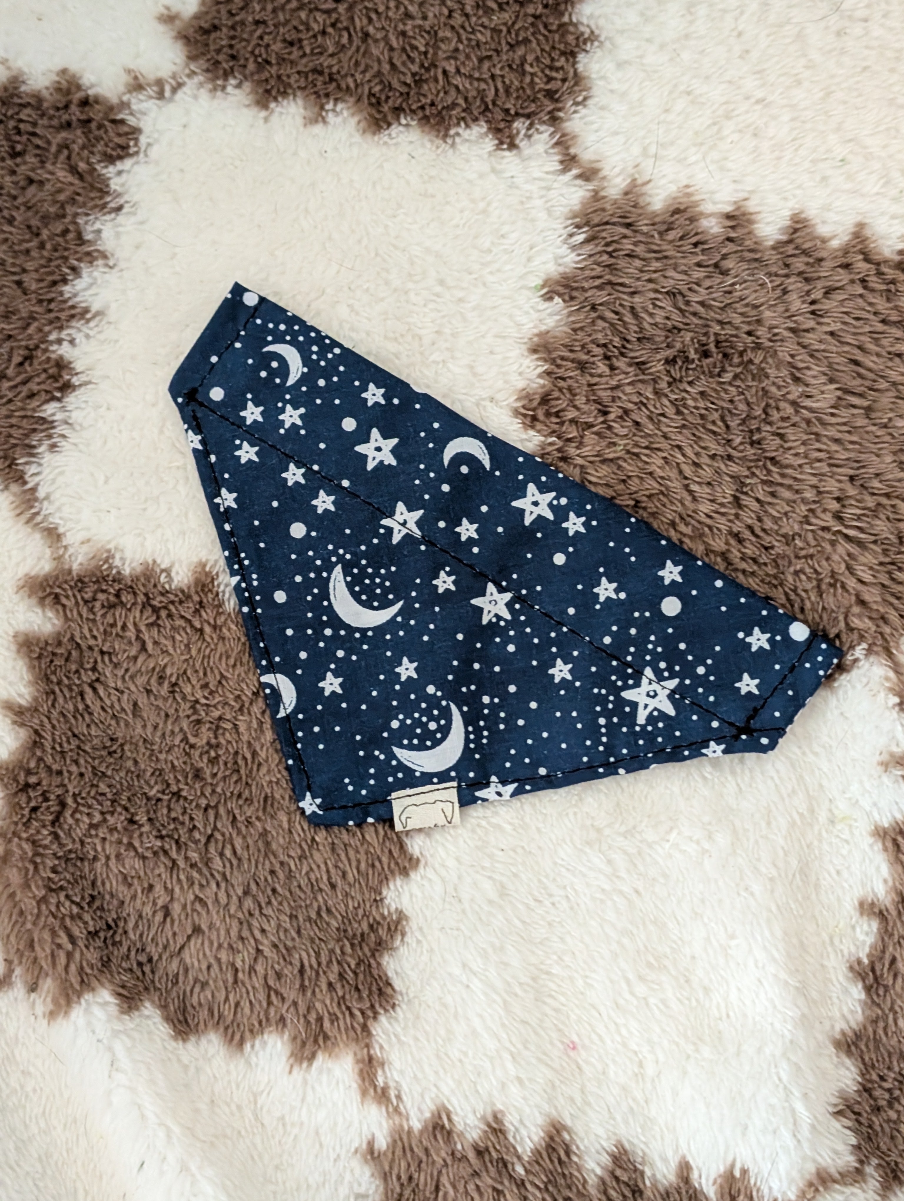 Moonlight Magic Over Collar Bandana