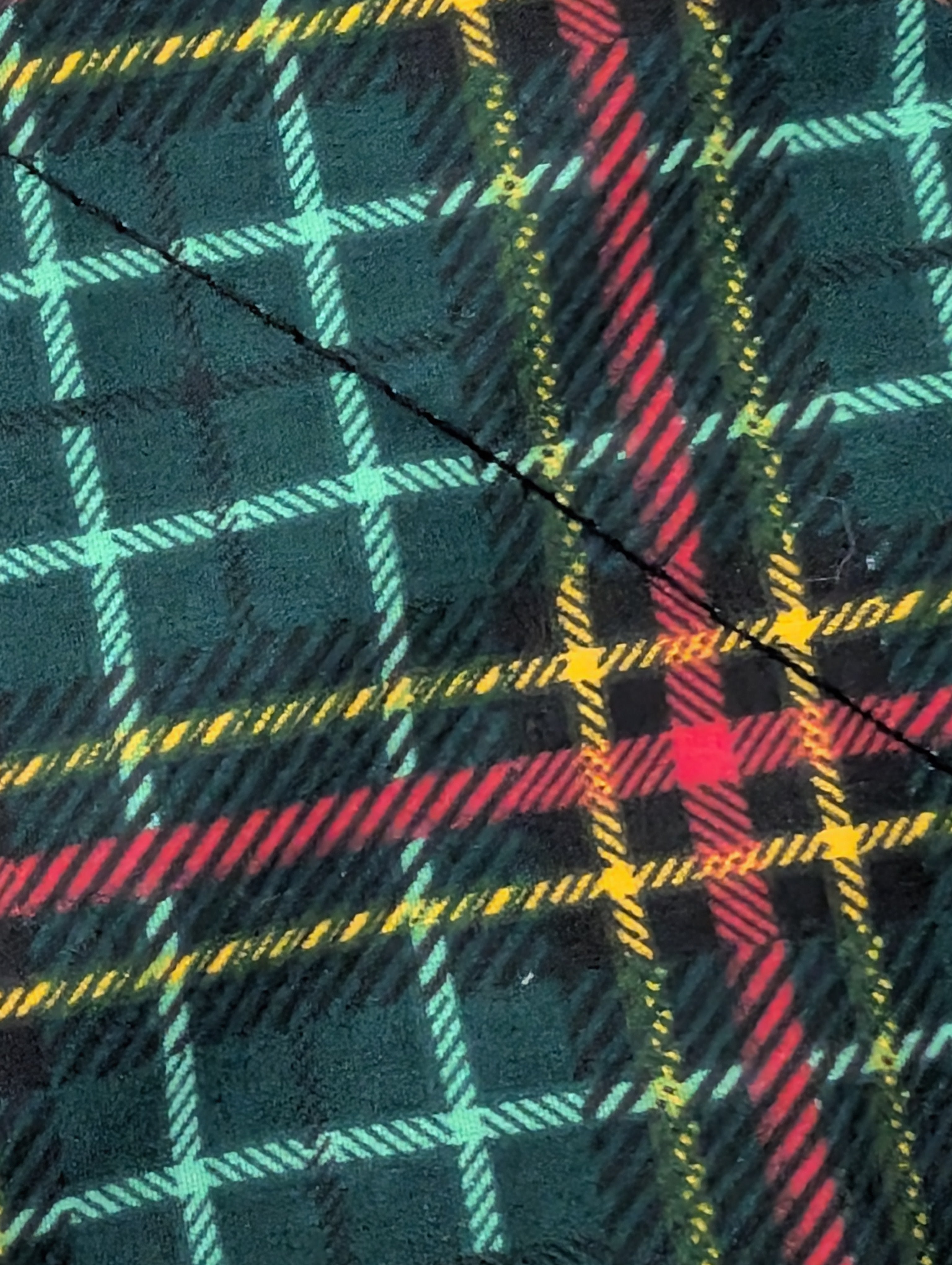 Tartan Tidings Over Collar Bandana