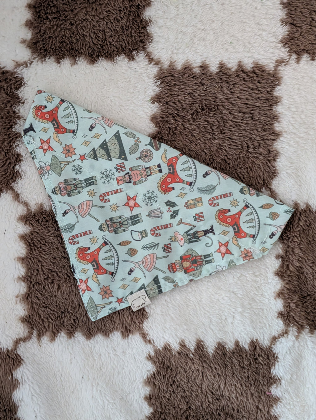 Peppermint Ballet Over Collar Bandana