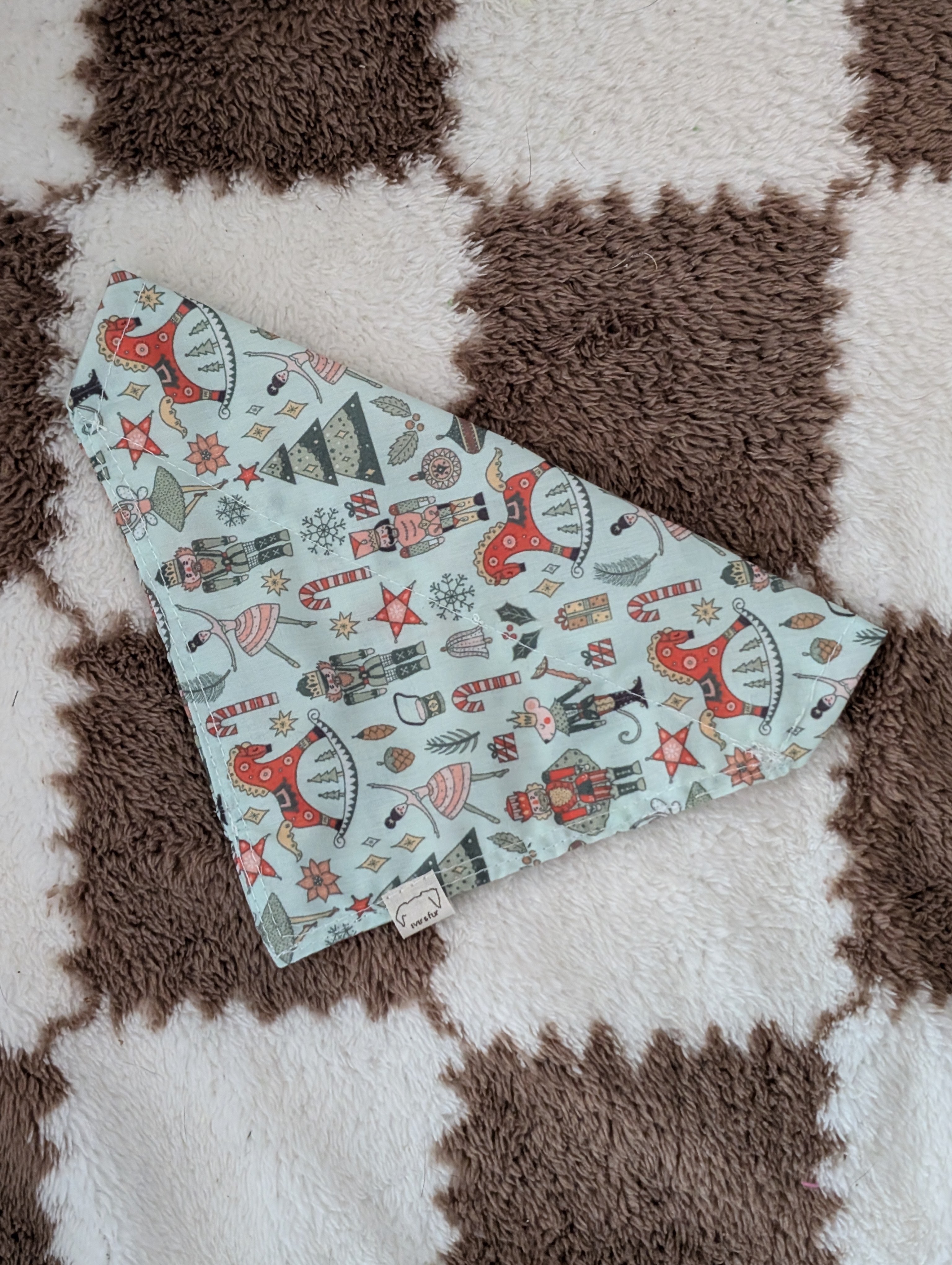 Peppermint Ballet Over Collar Bandana