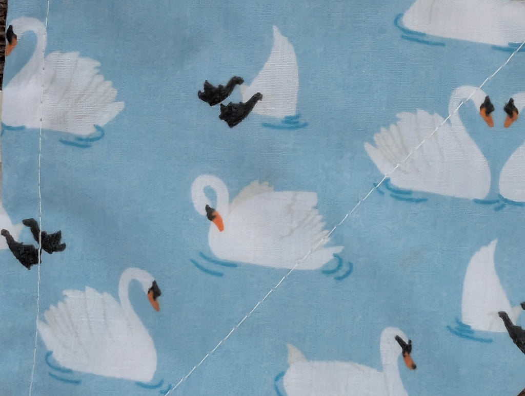 Whispering Swans Over Collar Bandana