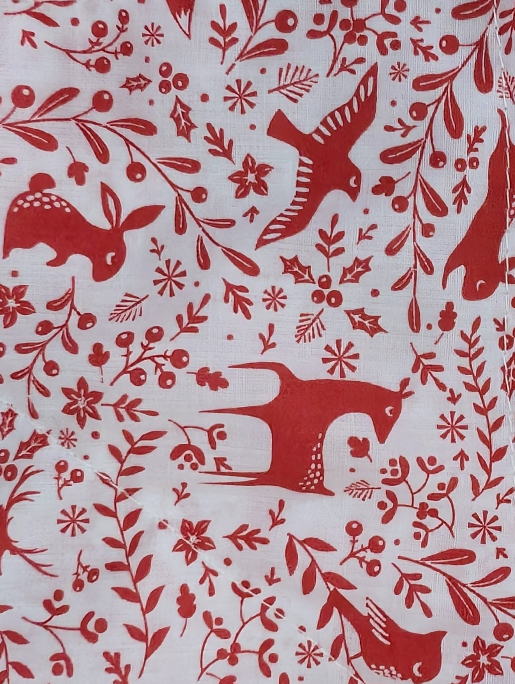 Snowy Woodland Over Collar Bandana