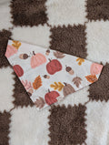 Acorns & Pumpkins Over Collar Bandana
