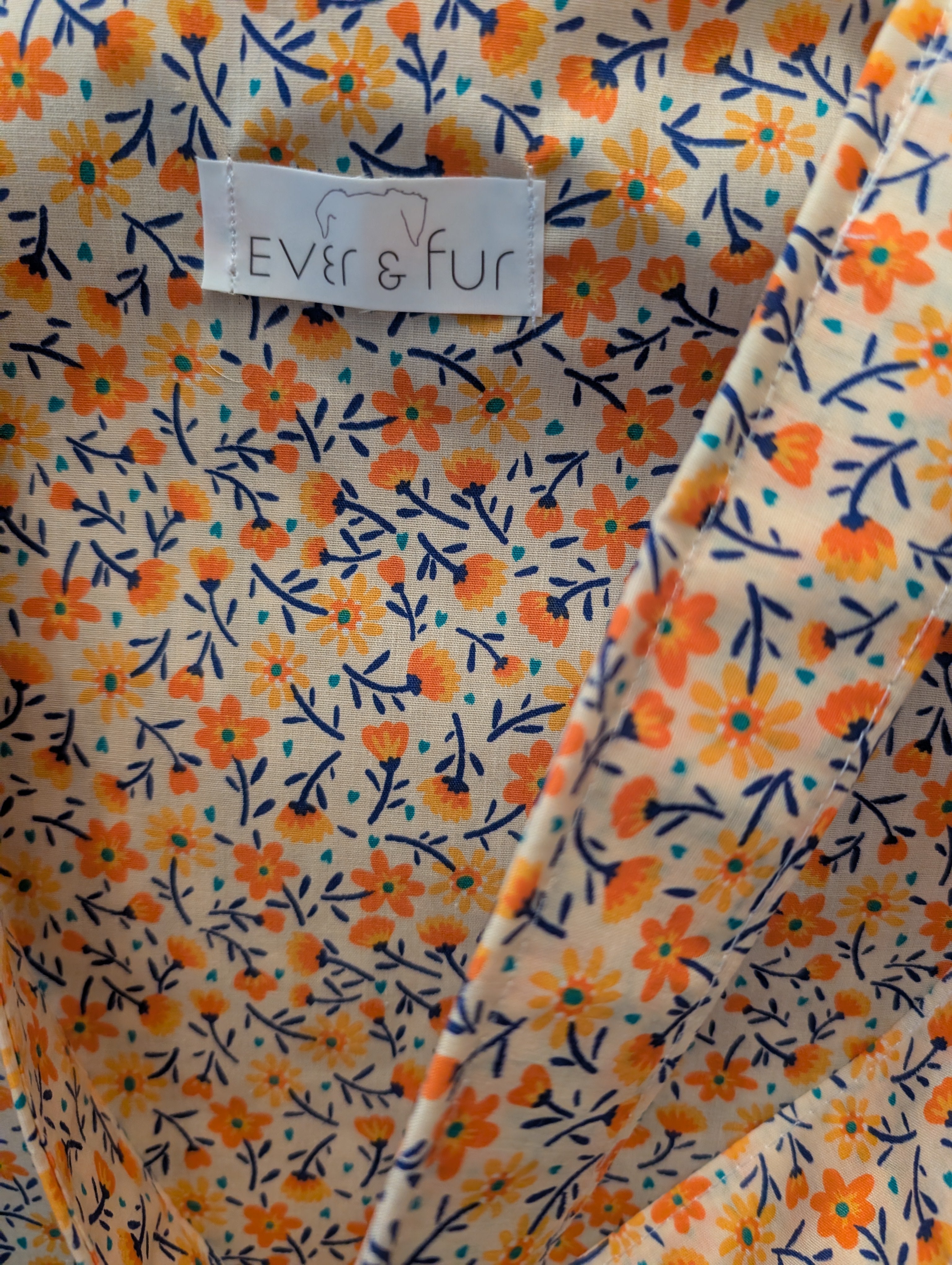 Citrus Garden Large Tote Bag