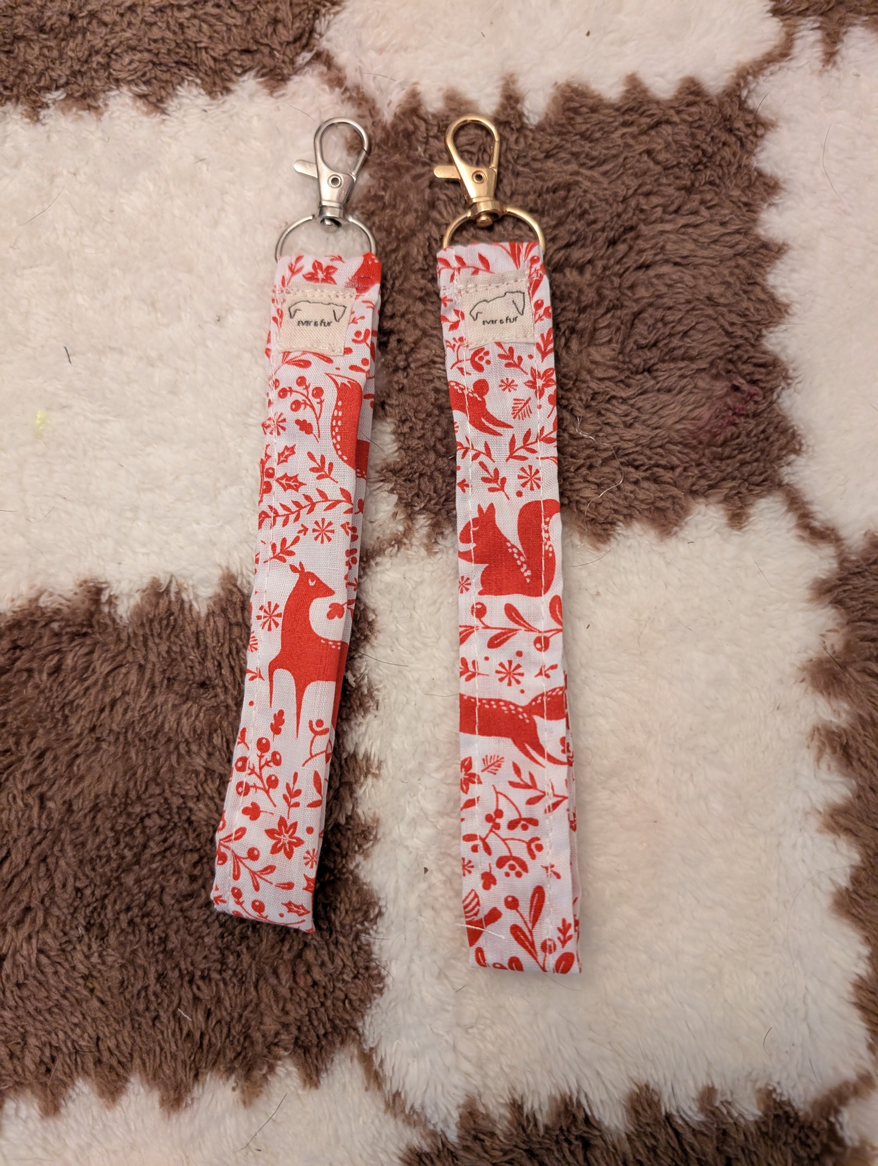 Snowy Woodland Wristlet