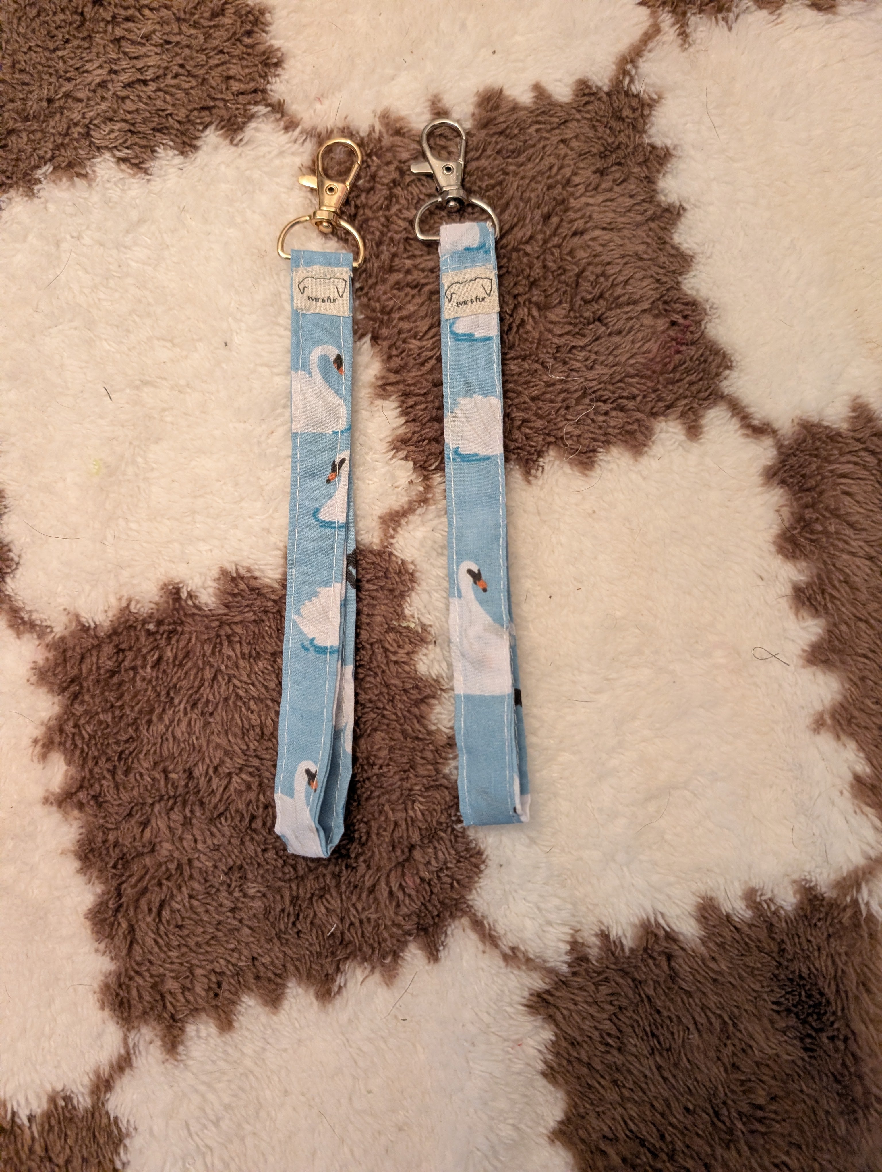 Whispering Swans Wristlet